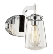 Load image into Gallery viewer, Linville 1-Light Polished Chrome Wall Sconce