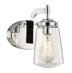 Linville 1-Light Polished Chrome Wall Sconce