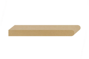 Bullnose Shelving 3/4" x 15 1/4"D x 145"L Particle Board (Sold In Store Only)