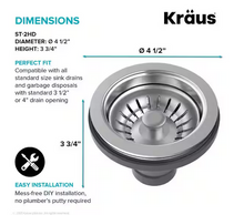 Load image into Gallery viewer, KRAUS - Stainless Steel Strainer #ST-2
