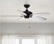Cargar imagen en el visor de la galería, Kichler Lighting - 330160SBK - Renew - Ventilador de Techo de 5 Aspas en Estilo Moderno - 13.5 Pulgadas de Alto y 52 Pulgadas de Ancho
