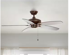 Cargar imagen en el visor de la galería, Kichler Lighting - 330160OBB - Renew - Ventilador de Techo de 5 Aspas en Estilo Moderno - 13.5 Pulgadas de Alto y 52 Pulgadas de Ancho