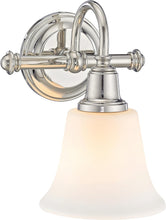 Load image into Gallery viewer, WL-2084 Hagan 1 Light Wall Sconce, Satin Nickel