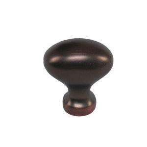 Style Selections Aged Bronze Oval Traditional Cabinet Knob #D0755-29ABZ
