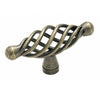 Amerock BP19321-R2 Bird Cage Oval Village Classics Knob - Weathered Brass