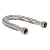Eastman 0437015 3/4 FIP X 3/4 FIP X 15" Water Heater Connector Stainless Steel