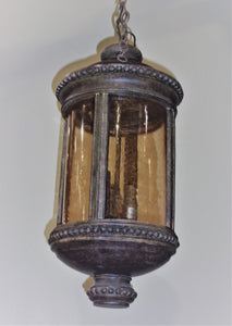 Acclaim Three Light Black Coral Hanging Lantern (1976BC)
