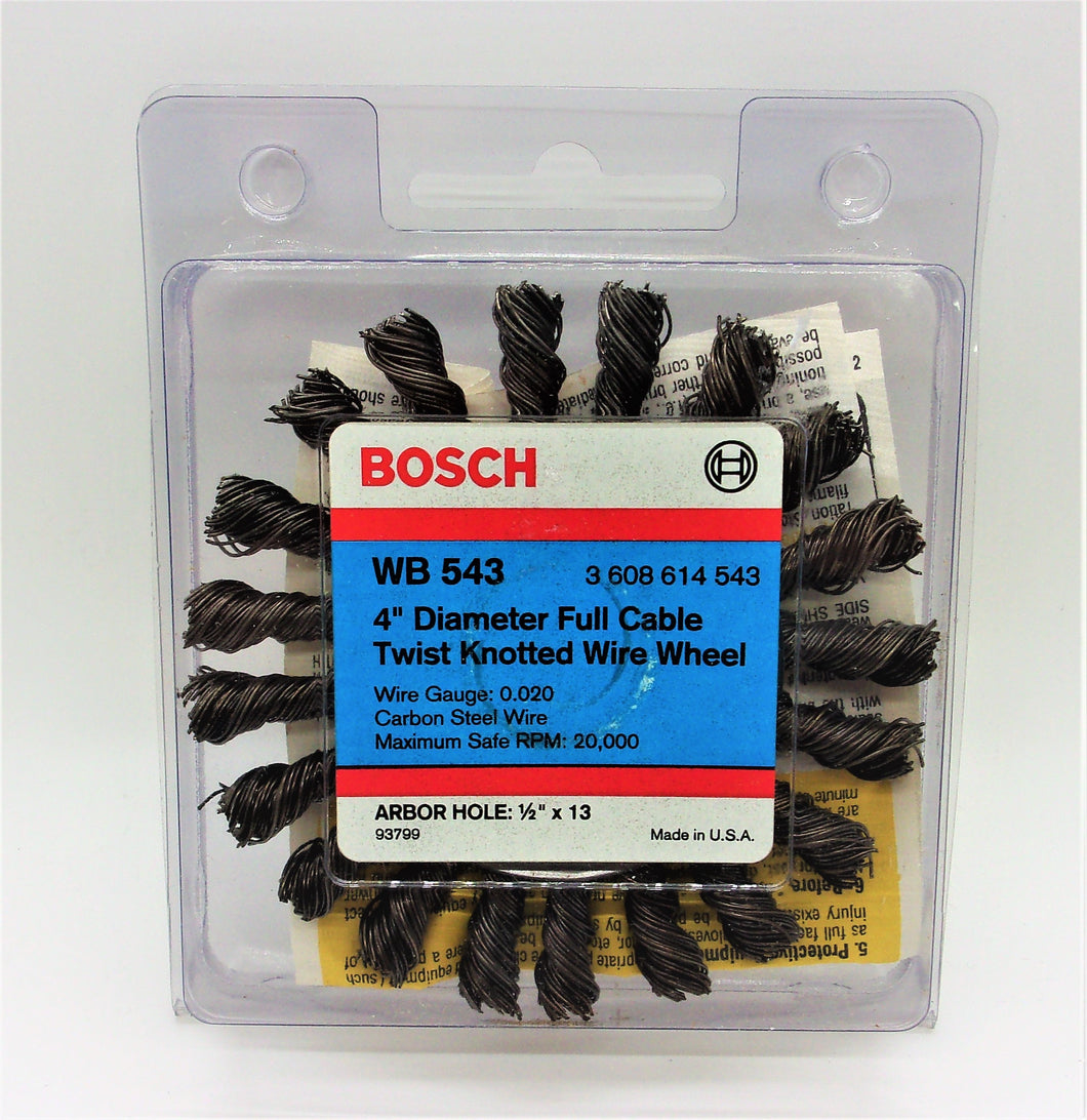 Bosch WB543 Rueda de alambre anudado con cable completo de 4