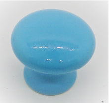 Load image into Gallery viewer, Styleselections 1-1/4&quot; Light Blue Round Cabinet Knob- 228183