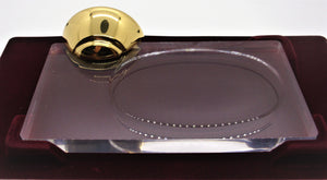 Baldwin Carnivale Crest / Spiral Premium Soap Dish in Polished Brass #3586-030