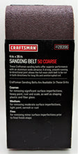 Load image into Gallery viewer, Craftsman Sanding Belt 4&quot;x36&quot; 50 Coarse Grit #928396