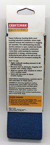 Craftsman 3"x21" Sanding Belts, Coarse 50 Grit, #928436