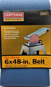 Craftsman 6 x 48 pulgadas. Banda de lijado, aluminio de zirconio, grano 120 fino #928241