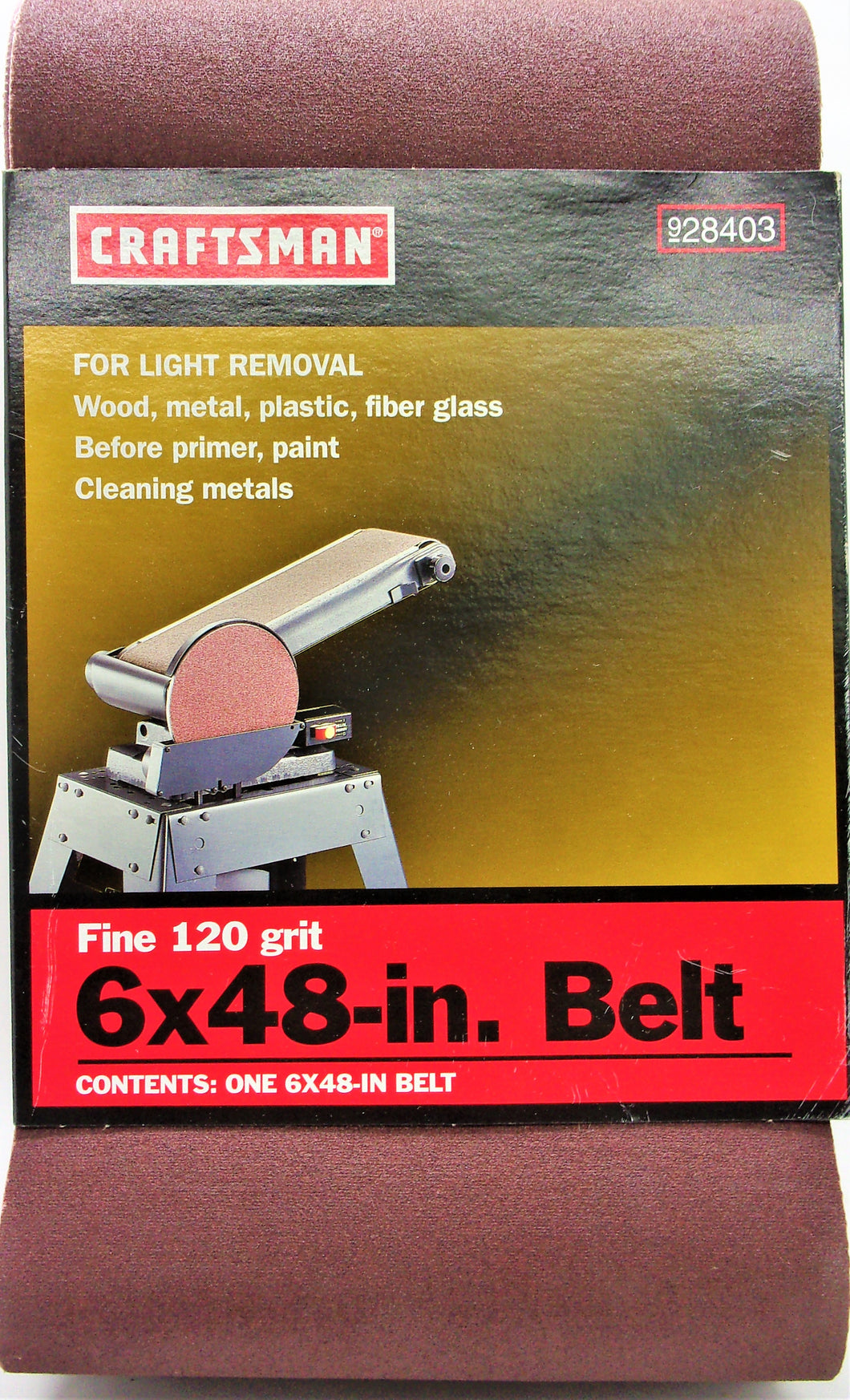 Craftsman 6 X 48in Belt 120 Grit #928403