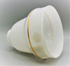 Angelo - White Bell With Gold Trim Lamp Shade #81080