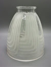 Angelo - Clear and Frosted Cone Glass Lamp Shade #81139