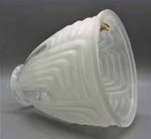 Load image into Gallery viewer, Angelo - Clear and Frosted Cone Glass Lamp Shade #81139