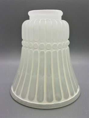 Angelo - Pantalla de lámpara de vidrio esmerilado con costilla pintada #74777 0303