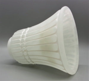 Angelo - Pantalla de lámpara de vidrio esmerilado con costilla pintada #74777 0303