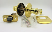 Load image into Gallery viewer, Kwikset Lido Privacy Lever Polished Brass Privacy 300LL LH 3 RCAL BBPKG #93001-293
