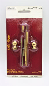 Brainerd Solid Brass Door Hinge Tip Kit #31581