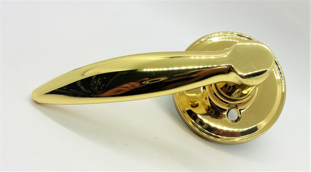 Weiser Lock LA12,G3,B Dummy Trim, Polished Brass