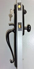 Cargar imagen en el visor de la galería, HAUN Iron Door Handleset HH8668-BA cilindro único, acabado negro mate