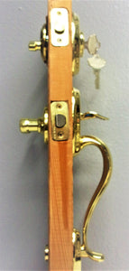 Society Brass Handleset 884 LIP L03 RCL RCS LPBD, Polished Brass #98840-040