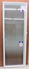 22-in x 64-in Clear Front Full Door Glass Inserts With Mini Blinds Between Glass ("For Sale In Store Only")