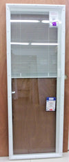 22-in x 64-in Clear Front Full Door Glass Inserts With Mini Blinds Between Glass ("For Sale In Store Only")