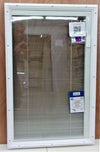 Insertos de vidrio para media puerta con frente transparente de 22 pulg. x 36 pulg. con minipersianas entre el vidrio ("A la venta solo en tienda")