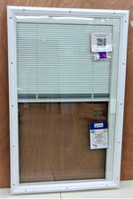 Load image into Gallery viewer, 22-in x 36-in Clear Front Half Door Glass Inserts With Mini Blinds Between Glass (&quot;For Sale In Store Only&quot;)