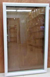 22-in x 36-in Clear Front Half Door Glass Inserts With Frame 1 - Lite ("For Sale In Store Only")