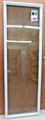 Inserciones de vidrio de puerta completa frontal transparente de 20 x 64 pulgadas con marco 1 - Lite (