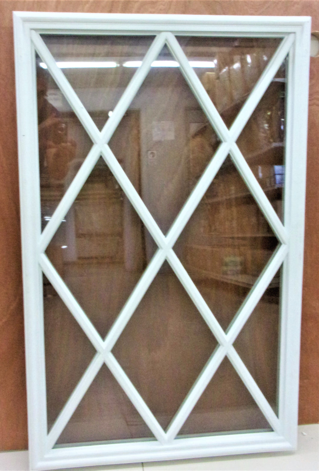 Inserciones de vidrio de media puerta delantera transparente de 22