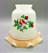 ANG RLO - Ruffled Rose Bud Glass Lamp Shade #81482