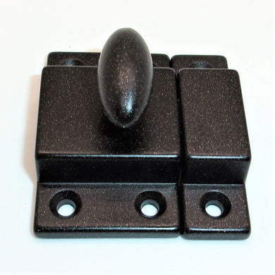 2 in. Cocoa Bronze Matchbox Door Latch #P21221C-CO-CP