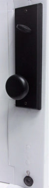 HAUN Iron Door Manija "Ficticia" HH8669-BD, acabado negro mate