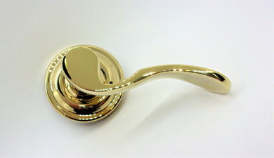 Sapphire LN-15170-R-PVD Novelle Style Residential Right Hand Dummy Door Lever in Polished Brass