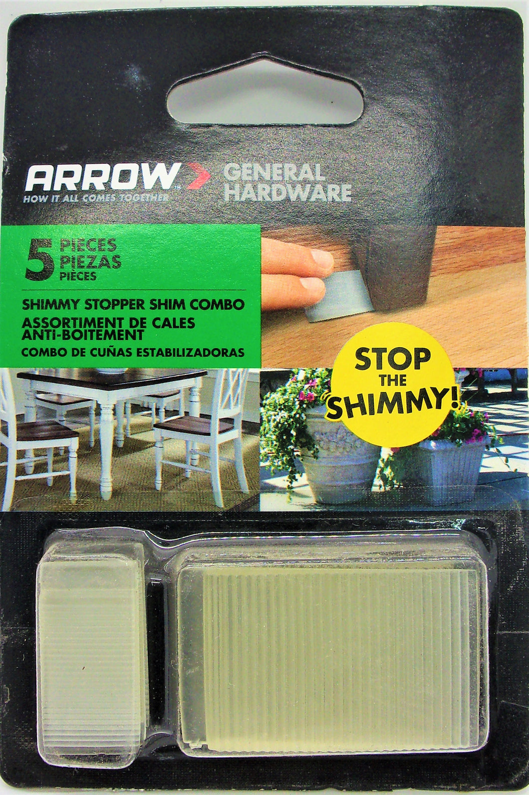 ARROW Shimmy Stopper Shim Combo, 5-pack #172232