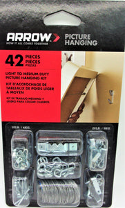 ARROW 159661 42 Piece Picture Hanger Kit