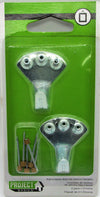 Project Basics 149164 Pack de 2 colgadores para cuadros extra resistentes cromados