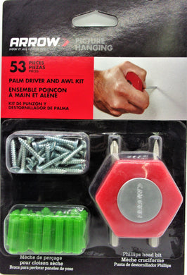 Arrow 160487 Palm Driver and Awl Kit