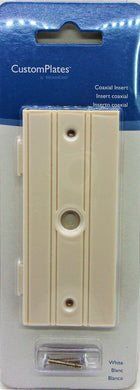 Brainerd (141383) Placa de pared de inserción coaxial, blanca