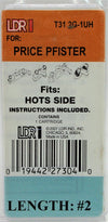 LDR Price Pfister Faucet Stem Rebuild Kit fits Hot Side T31 2G-1UH