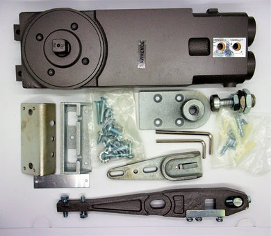 Lawrence Hardware - Cierrapuertas superior oculto eléctrico ajustable # Serie 300