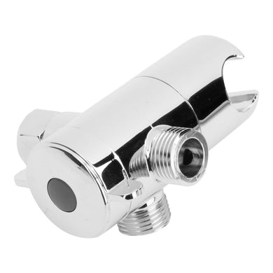 EXQUISITE 520 2469CP THREE-WAY DIVERTER VALVE, 1/2 IN CONNECTION, IPS, PLASTIC BODY, CHROME