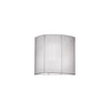 Eurofase 12528-011 - Canly Aplique de Pared Acabado Cromo y Blanco