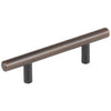 3" Center-to-center Dark Brushed Bronze Naples Cabinet Bar Pull 136DBB