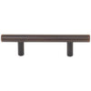 3" Center-to-center Dark Brushed Bronze Naples Cabinet Bar Pull 136DBB